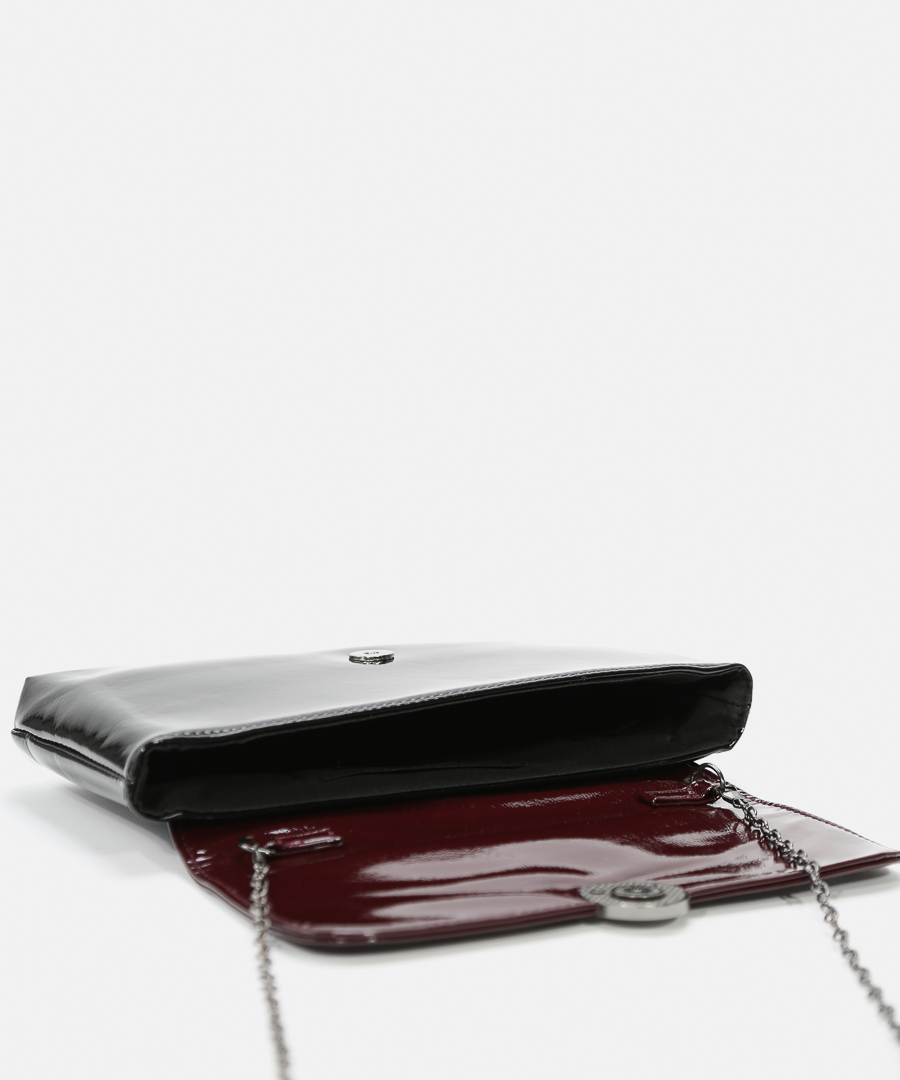 Bolso bicolor detalle metálico image number null